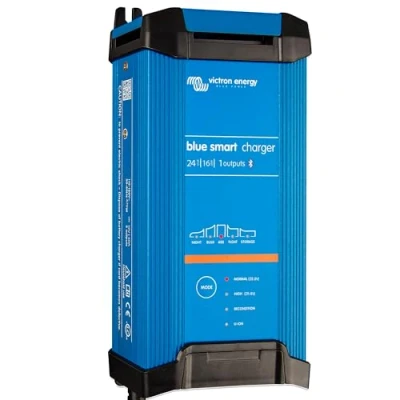 Bild av Victron Energy Blue Smart IP22 24 Volt 16 amp 230V, Enkel Output Batteriladdare CEE 7/7, Bluetooth