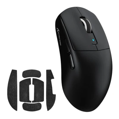 Bild av MAMBASNAKE x ATTACK SHARK R6 39g SUPERLIGHT Mouse with Grip Tape, PixArt PAW3950MAX Gaming Sensor, Wireless 8K, MCU Nodic 52840, BT/2.4G/Wired Mouse, Adjustable DPI 42000, for Win11/Xbox/PS/Mac
