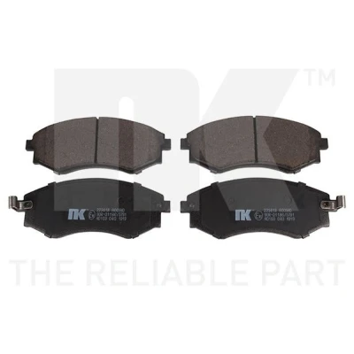 Bild av NK 223418 Jeu de plaquettes frein avec indicateur d&#039;usure tôle anti bruit sans accessoires HYUNDAI: Matrix, COUPE, Elantra III 5 portes