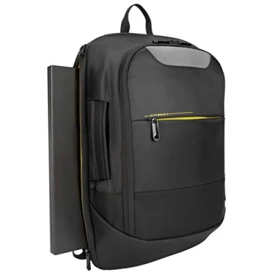 Bild av Targus CityGear hållbar ryggsäck designad för resor och pendling med kupolskydd passar upp till 14 15,6 tums bärbar dator, svart (TCG661GL)