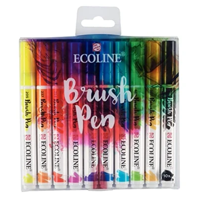 Bild av Ecoline Waterclr Set 10/PKG, en storlek