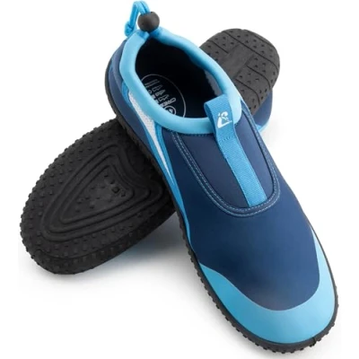 Bild av Cressi Coco Jr Shoes Aquashoes unisex junior designad för vattensporter och bekväm promenader i fuktiga miljöer, hav strand, blå/azurblå, 28 EU/10,5 UK