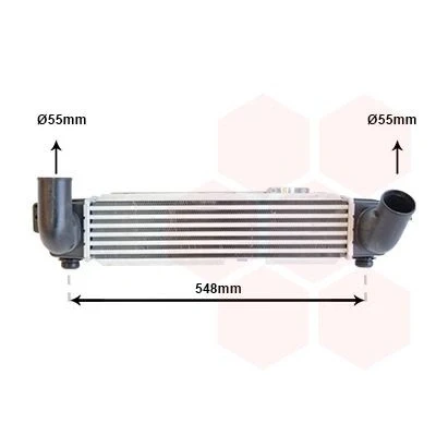 Bild av VAN WEZEL 83004141 Intercooler KIA: SORENTO 1
