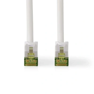 Bild av Nedis CAT7 Network Cable S/FTP RJ45 Male Vit 0.5 meter