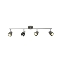 Bild av Brilliant Milano G21732/76 Loft spotlights LED (RGB) GU10 12 W Krom, Sort