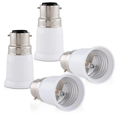 Bild av kwmobile 4X lamputtag adapter omvandlare B22 till E27 för LED , halogen, energibesparande lampor