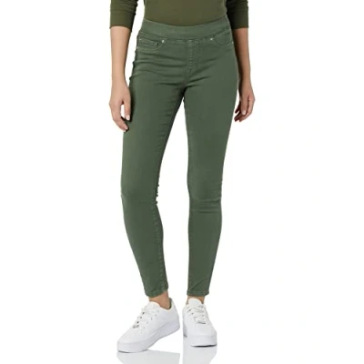 Bild av Amazon Essentials kvinnors stretch pull on jegging (finns i plusstorlek), Mörkgrön, 10, 42 EU