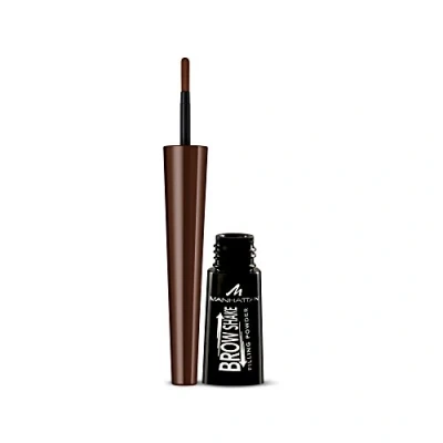 Bild av Manhattan Brow Shake Filling Powder, 2 i 1 ögonbrynspulder och eyeliner, Definierade ögonbryn eller smokey eyes look, färg mörkbrun 003, x 2,5 g