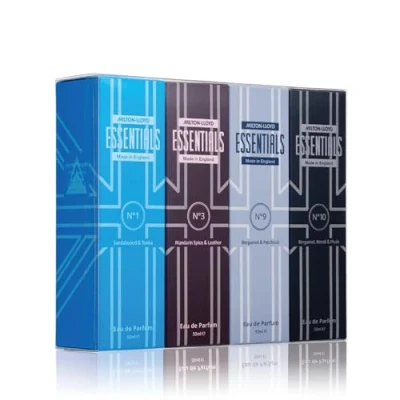 Bild av Milton Lloyd Essentials Quad Pack Fragrance for Men 4 x 50ml Eau de Parfum