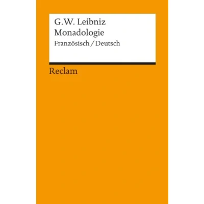 Bild av Monadologie: Leibniz, Gottfried Wilhelm Originalversion mit deutscher Übersetzung 7853