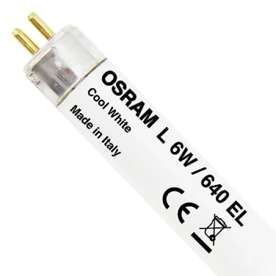 Bild av Osram, Osram Basis T5 kort 6 W G5 A cool vit lysrör (6 W, T5, G5, 270 lm, kall vit, 5 000 h)