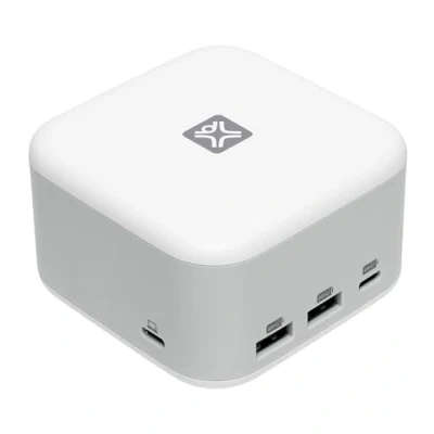 Bild av XtremeMac X Cube Pro USB C dockningsstation kraftfull 6 i 1 hub, adapter för MacBook och bärbara datorer, hub med 130 W, A, HDMI 4K, Ethernet perfekt modern installation