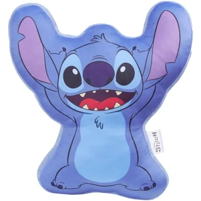Bild av Disney Stitch Soffkuddar 3D plyschkuddar för din säng eller soffa kvinnor, tonåringar, barn, sovrumstillbehör (blå stygn)