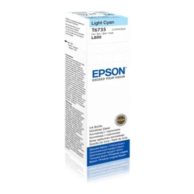 Bild av Epson T6735 lys Cyan blækrefill Ink refill Ljus