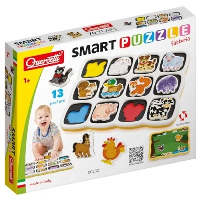 Bild av Quercetti Smart Puzzle Farm Magnetiskt pussel