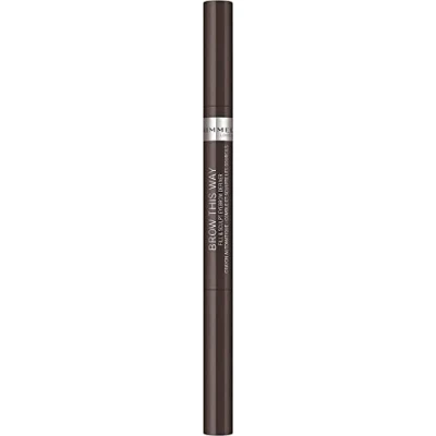 Bild av Rimmel London Brow This Way Fill &amp; Sculpt Eyebrow Definer, Dark Brown