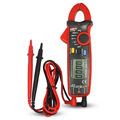 Bild av UNI T UT210E Mini Digital Clamp Meter DC multimeter med voltmätare, förstärkare och ohmmemeter LCD bakgrundsbelysning