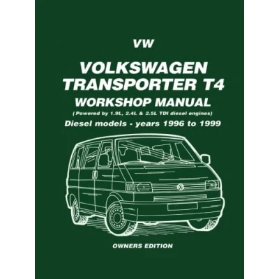 Bild av Volkswagen Transporter T4 Workshop Manual Owners Edition: Diesel Models Years 1996 to 1999