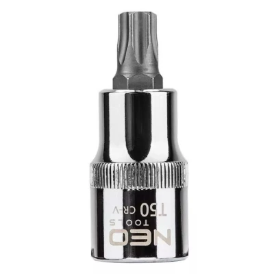 Bild av NEO TOOLS 08 756 Clé à douille 1/2 T50 Acier chrome vanadium, d&#039;outil Torx intérieur