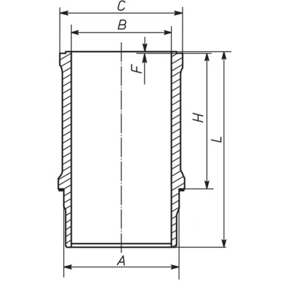 Bild av Cylinderhylsa MAHLE 061 WN 26 01