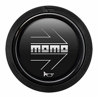 Bild av Momo SPHOARWBLKCHF Tryckknapp Arrow Logo.Matt Blk . Chr.2C F