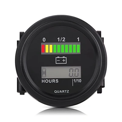 Bild av Keenso Digital batteritestare, batterikapacitet monitor mätmätare 12 V/24 V/36 V/48 V/72 V LED batteriindikatormätare med timräknare