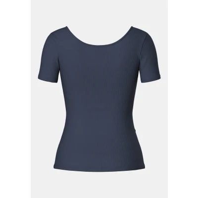 Bild av PIECES dam pckitte Ss Top Noos Bc t shirt, Amber blå, M