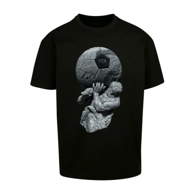 Bild av Upscale by Mister Tee Footballs Coming HOME PLAY GOD Oversize Tshirt med print, Storlek: XXL, Black