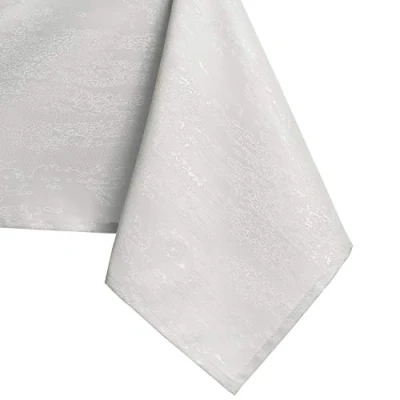 Bild av AmeliaHome bordsduk, 140 x 300 cm fläckskydd, lotuseffekt, tvättbar, vattenavvisande, ornament Vesta Ecru