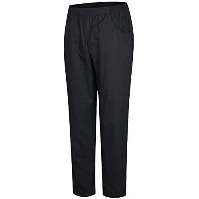 Bild av MISEMIYA Arbetsbyxor unisex elastisk midja uniform klinik sjukhus rengöring veterinär hälsa trädgårdsarbete Ref.8312, Svart 21, 5XL