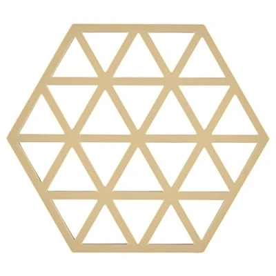 Bild av Zone Denmark Trivet Triangles Warm Sand 16 x 14 cm