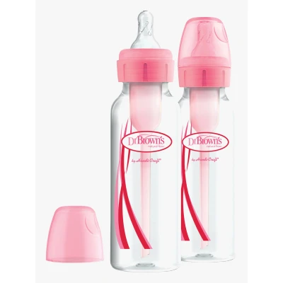 Bild av Dr. Brown&#039;s Option+ Smal Hals 250 ml 2 pack, Rosa