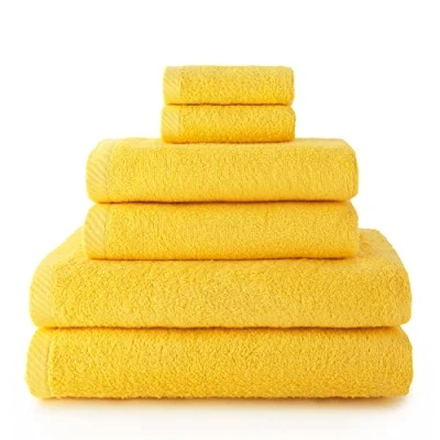 Bild av Towel Pack med 2 Handdukar, Bad eller duschhanddukar och Bidéhanddukar Handduksuppsättning 100% Bomull 500g/m2