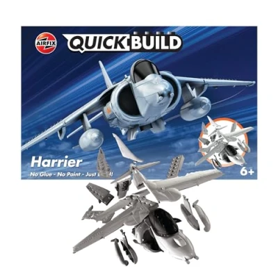 Bild av Airfix Harrier, Luftfarkostmodell med fast vinge, Monteringssats, Alla, Plast, 27 styck