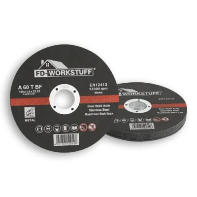 Bild av FD Workstuff Professionella Skärskivor │ 20 stycken Ø 180 mm, 1,6 mm tunn för flex, separations och vinkelslip Inox Flexskivor