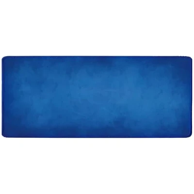 Bild av Silent Monsters Musmattor storlek XXL (90 x 40 cm) kantsöm, sydda kanter, Musmatta Design: Blå, Skridssäker Gummigolv, Mousepad för kontor och spel