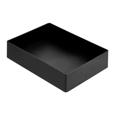 Bild av Amazon Basics rektangulär plastorganisatör, tillbehörsbricka, svart