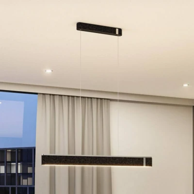 Bild av Paulmann Smart LED hänglampa Jagun, antracit, 100 cm, filt