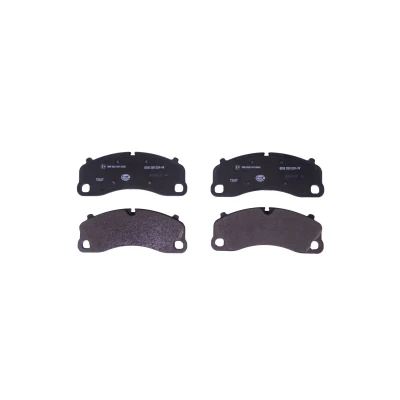 Bild av HELLA 8DB 355 039 991 Jeu de plaquettes frein préparé pour indicateur d&#039;usure PORSCHE: 911 Coupe, 718 Cayman Cabriolet