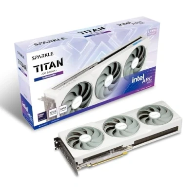 Bild av Sparkle Arc B580 Titan Luna OC 12GB GDDR6 RAM Grafikkort
