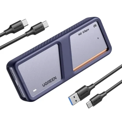 Bild av UGREEN 40 Gbps M2 SSD enhet, USB4 NVMe enhet med lagringskapacitet, USB adapter för dataspeicher, stark Spielbeschleunigung, kompatibel bärbar dator, Tablet usw