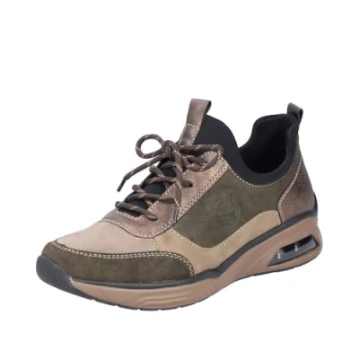 Bild av Rieker M5660 sneakers för kvinnor, GUL, 41 EU