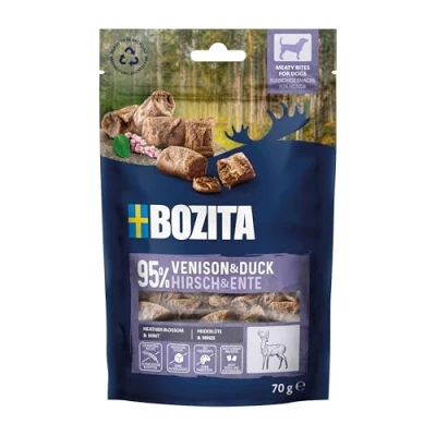 Bild av Bozita Snacks Meaty Bites Venison &amp; Duck 70 g
