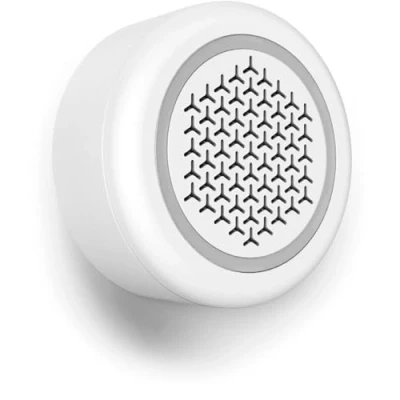 Bild av Hama larmsiren inuti med WLAN och app (larmsystem blinkande ljus, smart hemlarm fungerar utan hub/gateway, för uttag, larm 97,4 dB 10 ringsignaler) vit