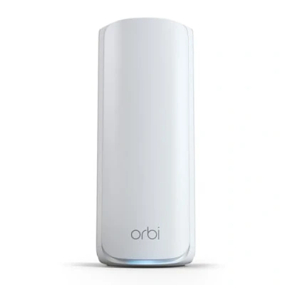 Bild av NETGEAR Orbi 770 serien Tri band WiFi 7 Mesh tilläggsatellit (RBE770) fungerar med RBE772 och RBE773 lägger till täckning upp 2 750 kvm. ft. 2,5 Gig Internetport, BE11000 802.11be (upp