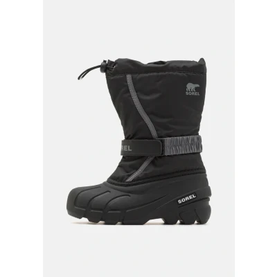 Bild av Sorel Unisex Barn Flurry Boot Snow, Svart stad grå, 3 UK