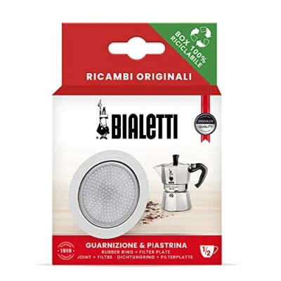 Bild av Bialtti Reservdelar, inkluderar 1 Garnering och Trombocyter, Kompatibla med Bialetti La Mokina Moka kopp