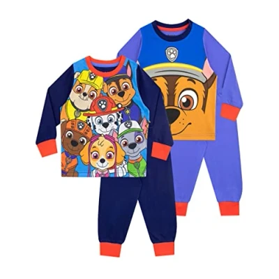 Bild av Paw Patrol Pojkar Pyjamas 2 pack Blå 98