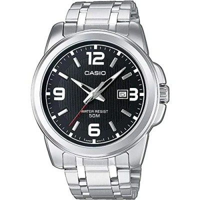 Bild av Casio Herr analog kvartsklocka med rostfritt stål armband MTP 1314PD 1A
