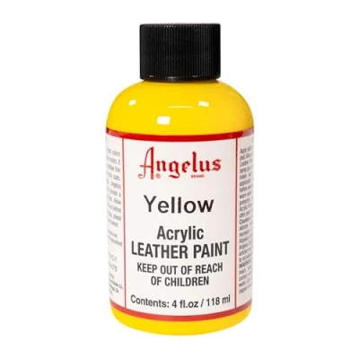 Bild av Angelus akryl läderfärg 118 ml/4 oz (gul/gul), GUL, ml (1er Pack)